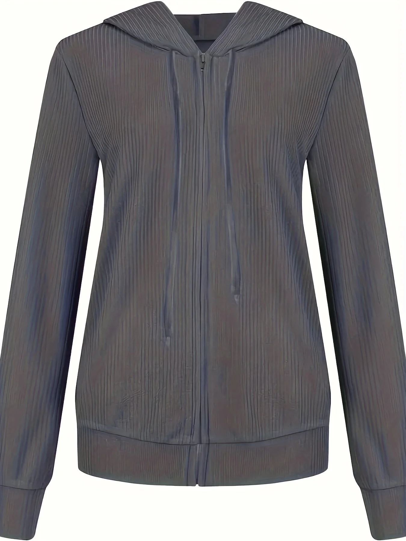 Moira - Felpa Con Cappuccio, Maniche Lunghe, Zip e Coulisse - Image 7