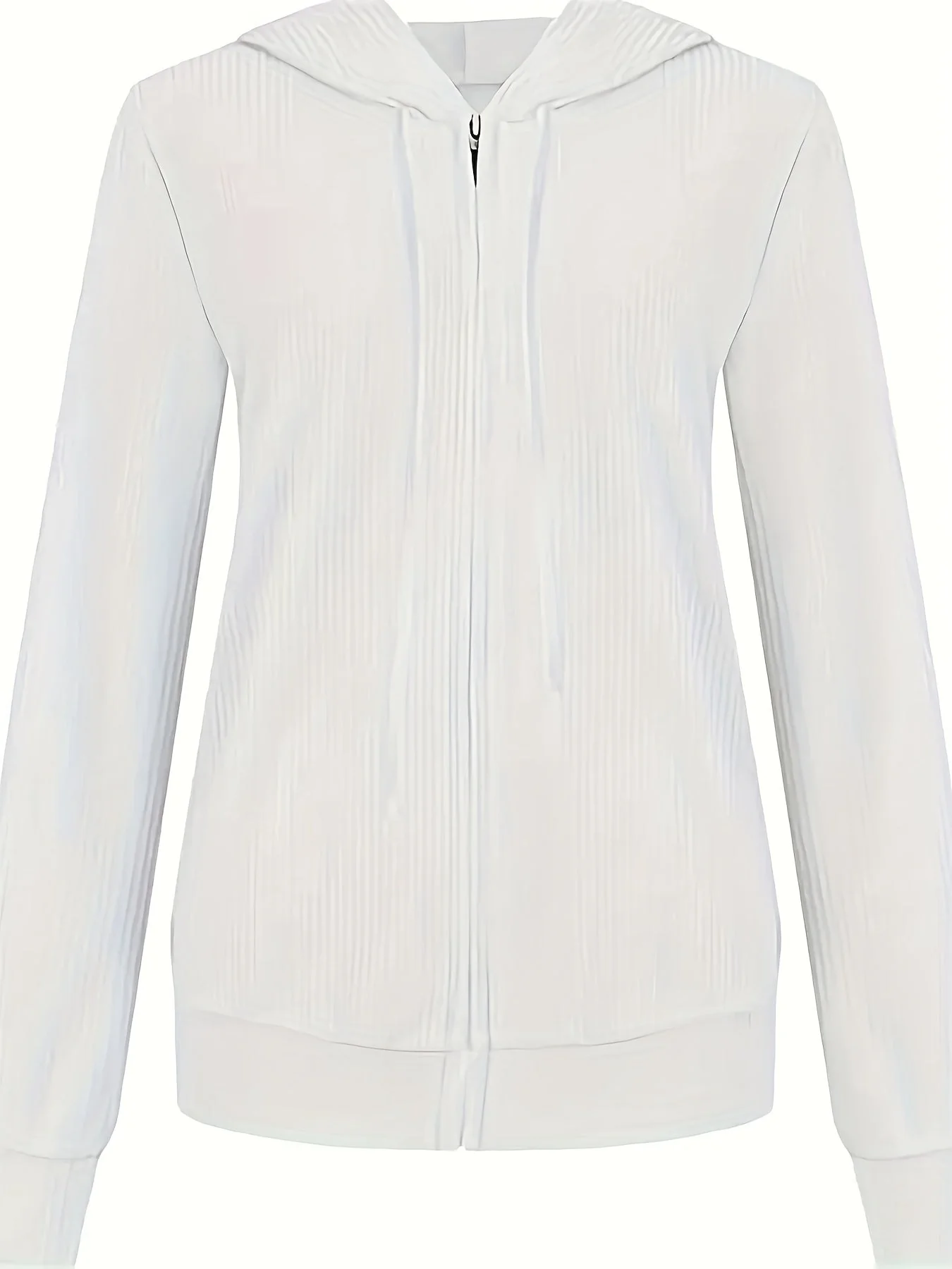 Moira - Felpa Con Cappuccio, Maniche Lunghe, Zip e Coulisse - Image 9