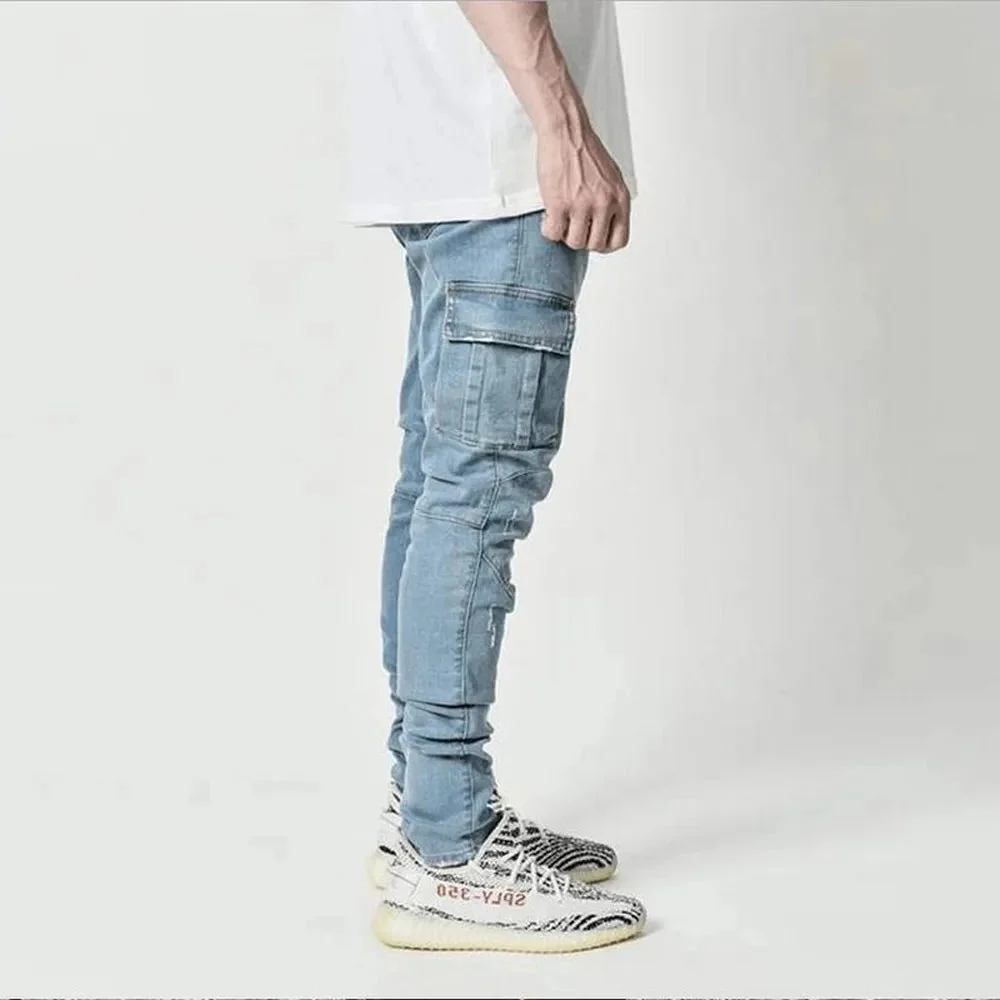 Mondriaan - Jeans Elasticizzati Con Tasche Multiplo