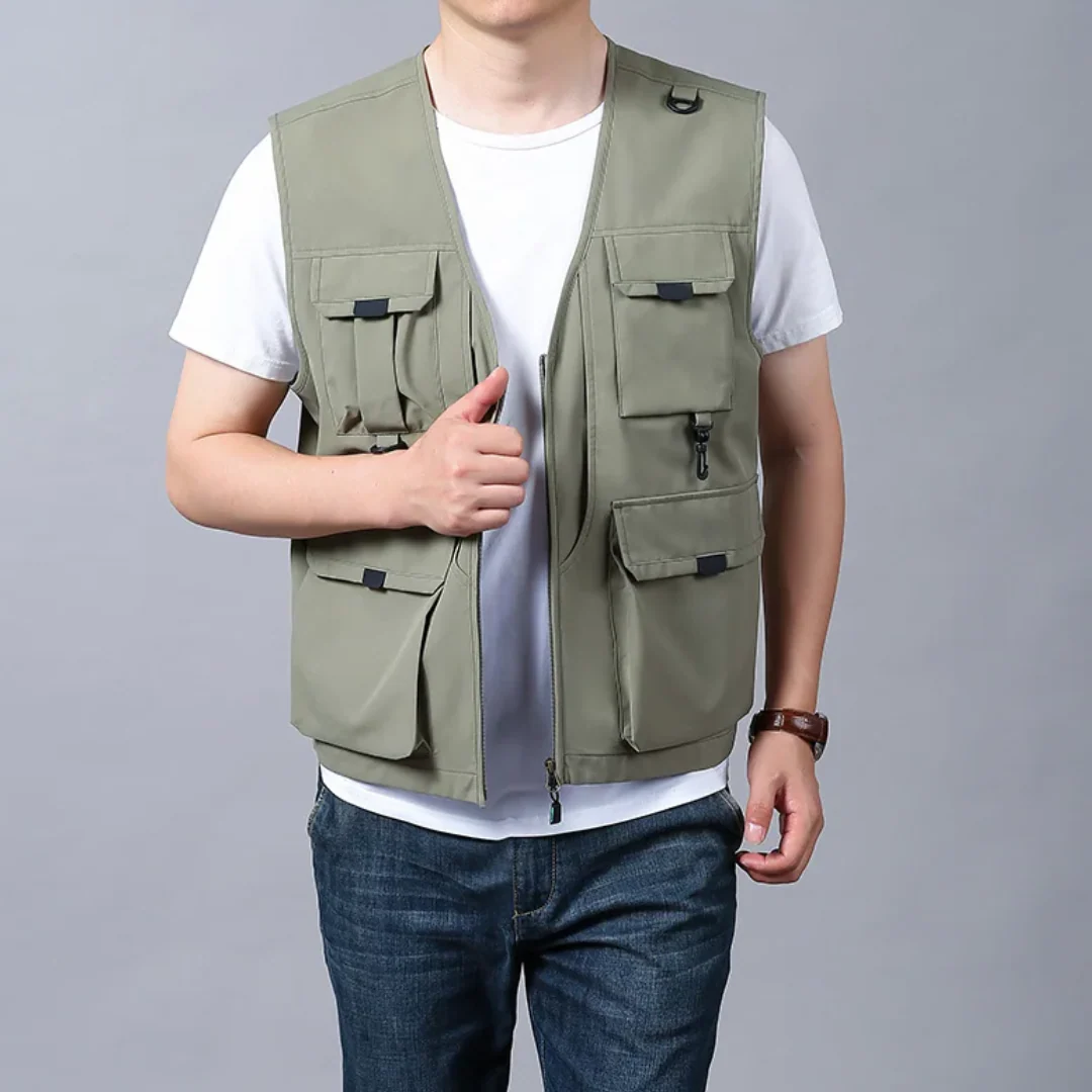 Mose - Gilet Cargo Multitasche Traspirante - Image 11