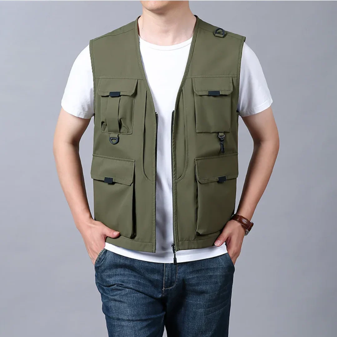 Mose - Gilet Cargo Multitasche Traspirante - Image 14