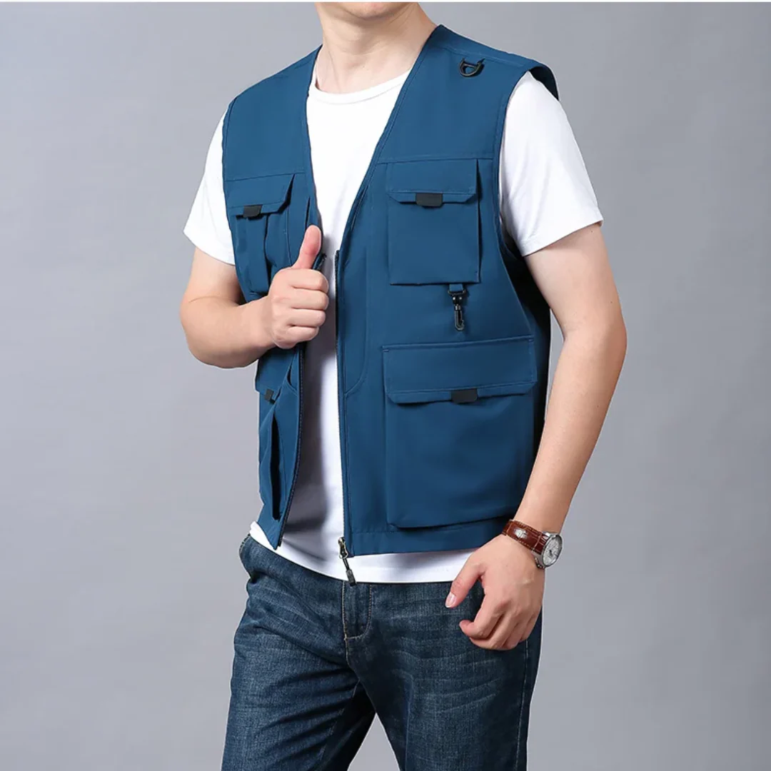 Mose - Gilet Cargo Multitasche Traspirante - Image 15