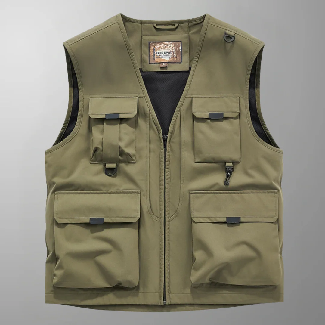 Mose - Gilet Cargo Multitasche Traspirante - Image 5