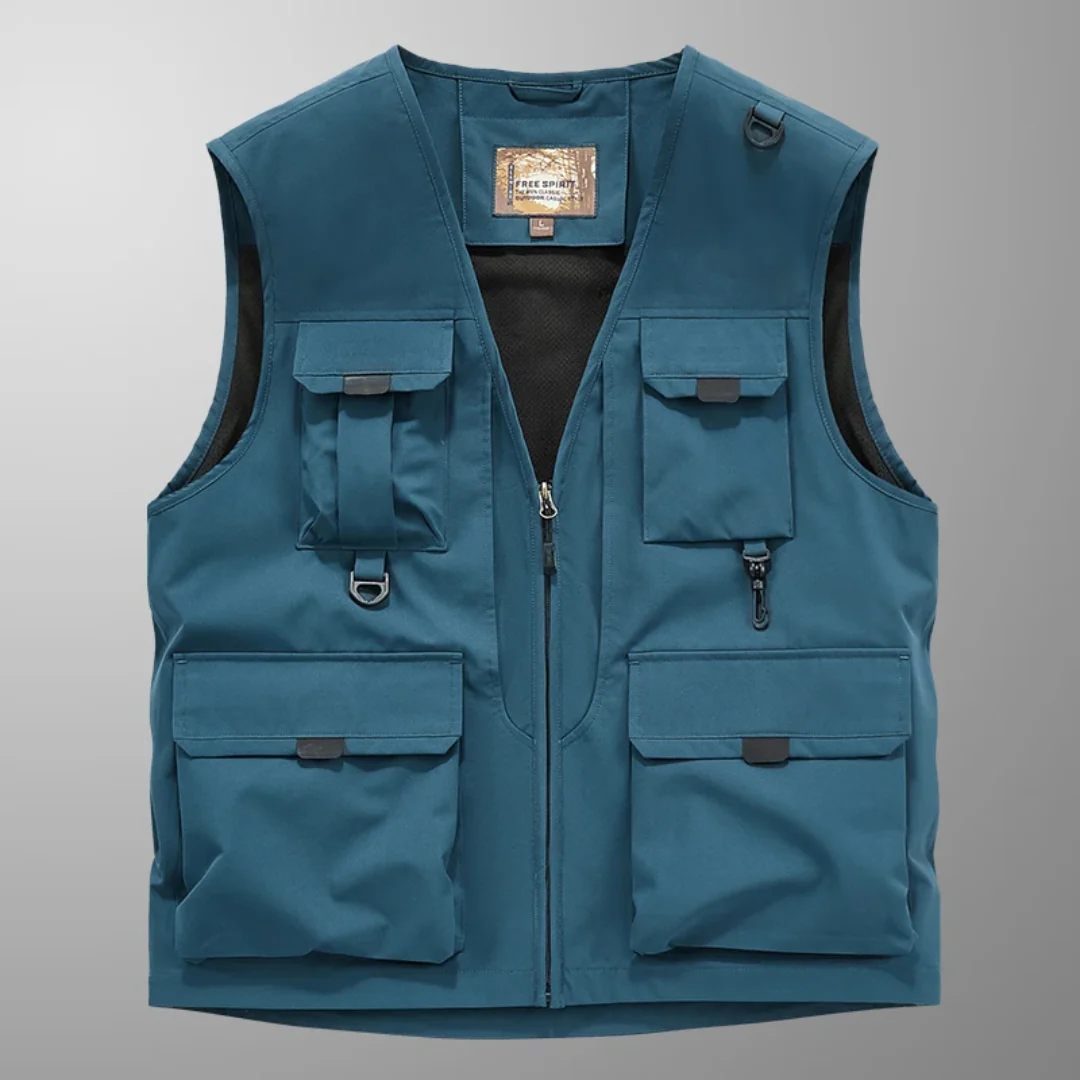 Mose - Gilet Cargo Multitasche Traspirante - Image 6