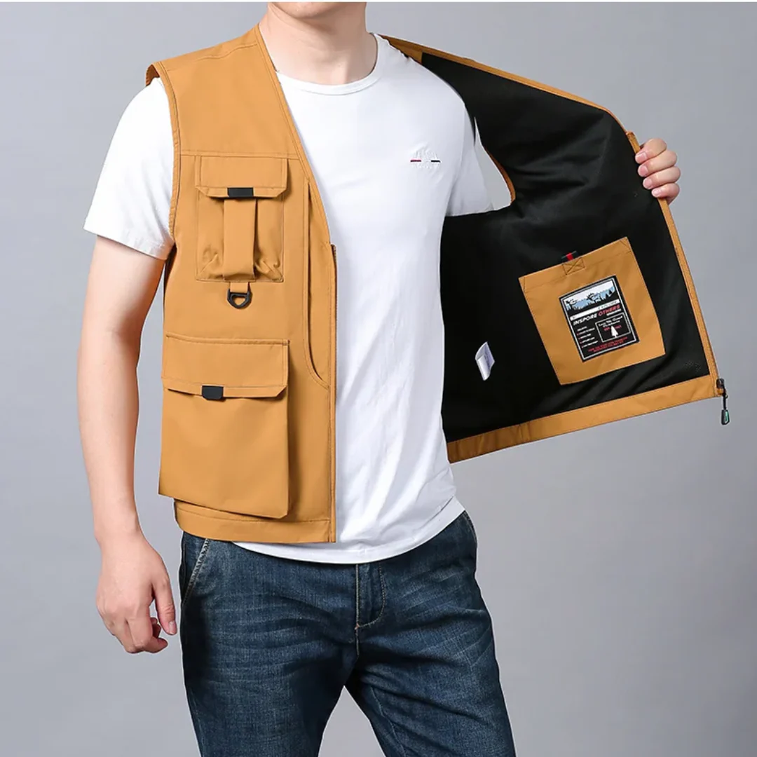 Mose - Gilet Cargo Multitasche Traspirante - Image 9
