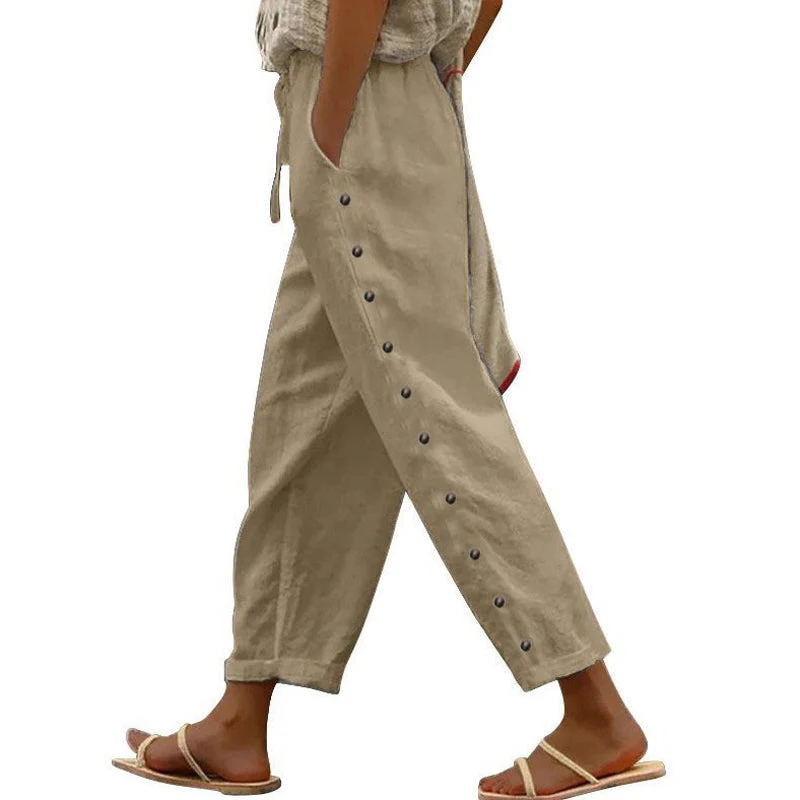 Mutandi - Pantaloni Casual Con Elegante Bottone - Image 4