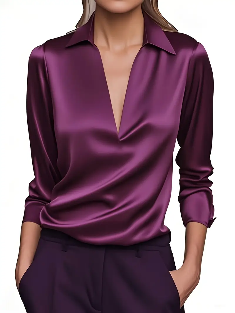 Nadene - Camicetta Con Scollo a V Premium - Image 11