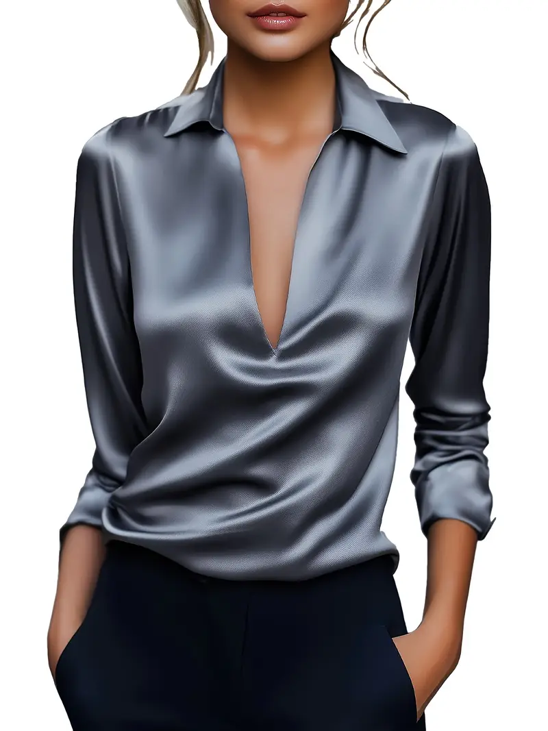 Nadene - Camicetta Con Scollo a V Premium - Image 35
