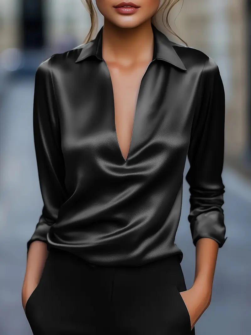 Nadene - Camicetta Con Scollo a V Premium - Image 9