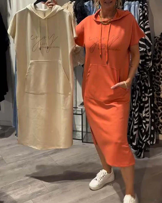Nadia - Abito Elegante Con Cappuccio