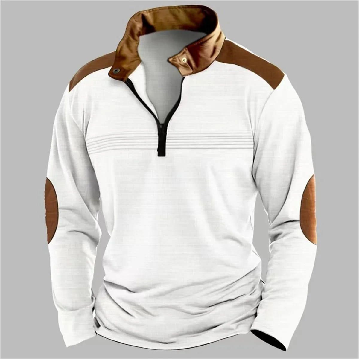 Nael - Confortevole Manica Lunga Polo Camicia - Image 2
