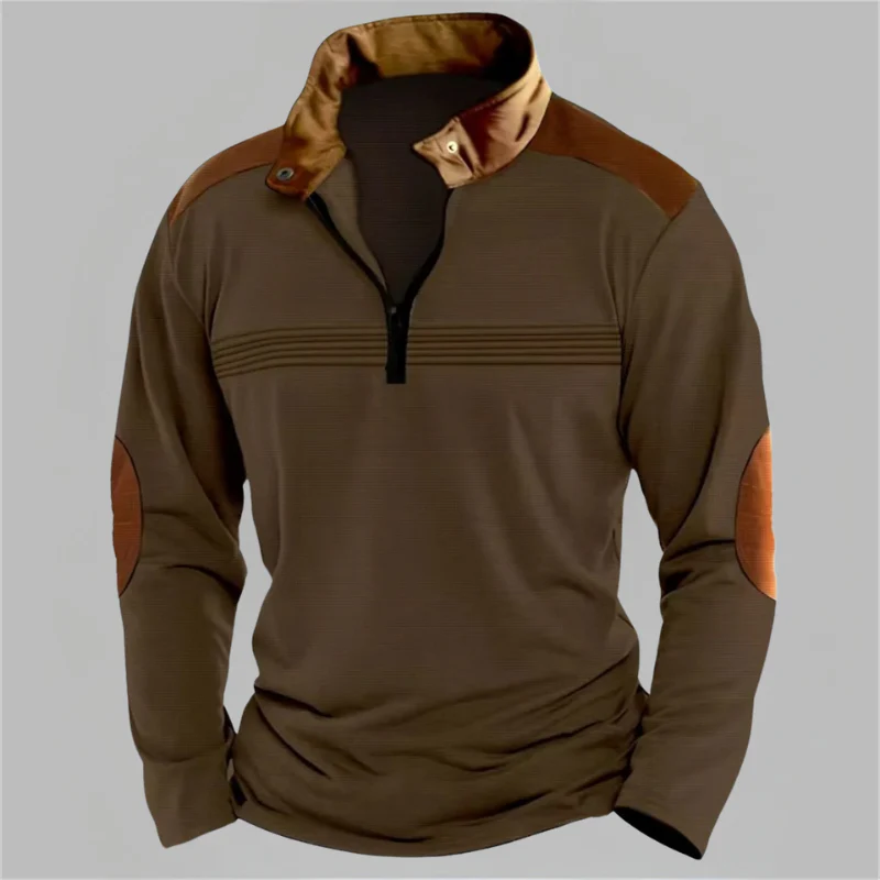 Nael - Confortevole Manica Lunga Polo Camicia - Image 4