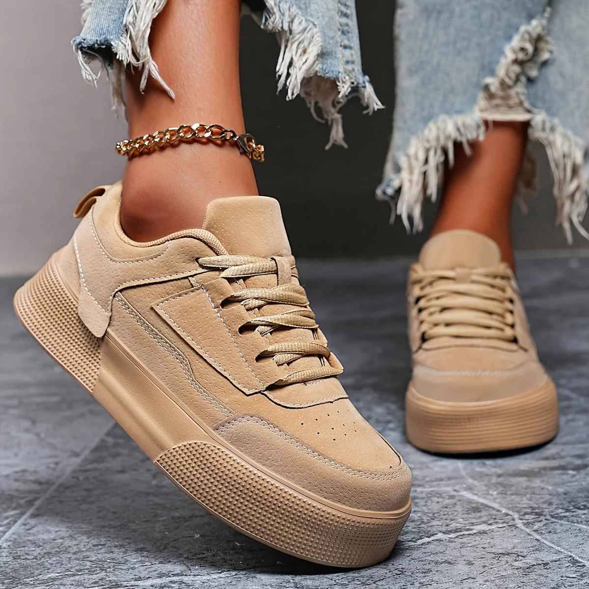 Namira - Sneakers Stringate Con Punta Arrotondata