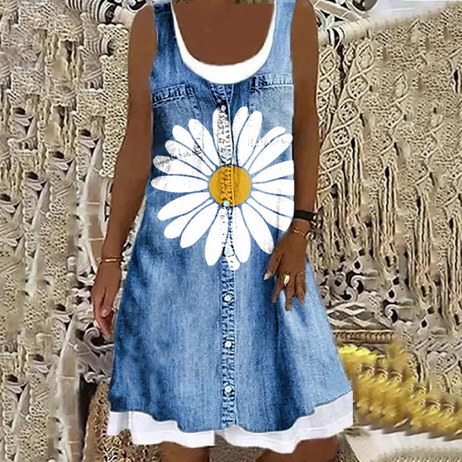 Natasza - Abito in Denim Morbido ed Elegante - Image 6