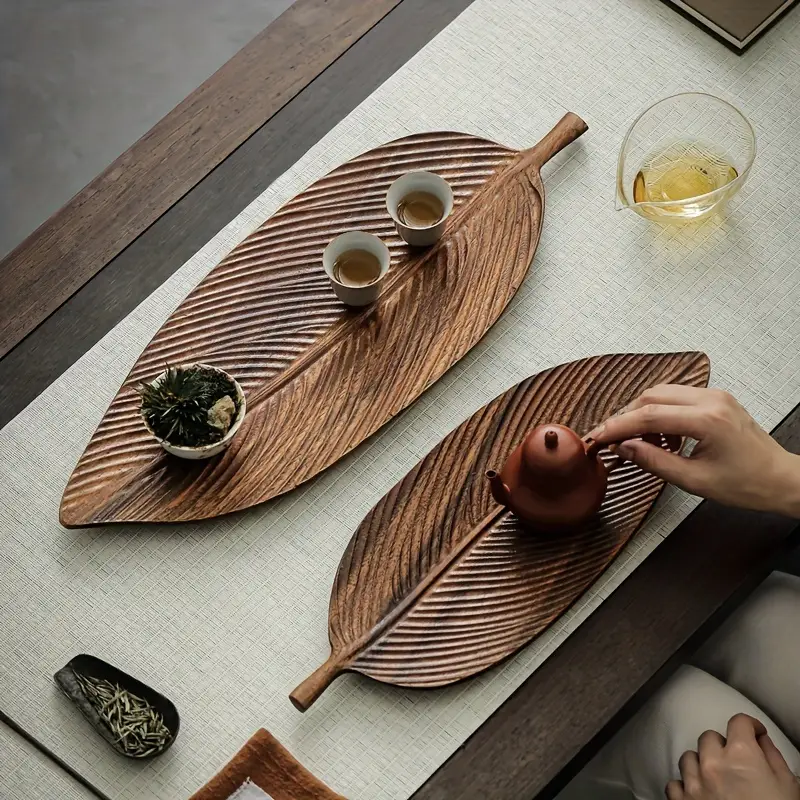 NaturePlatter - Vassoio Da Portata a Forma Di Foglia