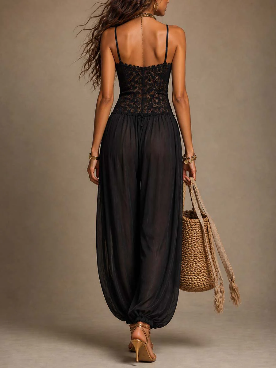 Natya - Tuta Vintage in Pizzo Fluido - Image 5
