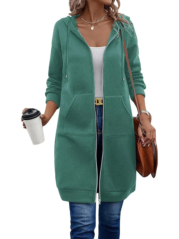 Nayvah - Felpa Con Cappuccio e Maniche Lunghe Con Zip - Image 8