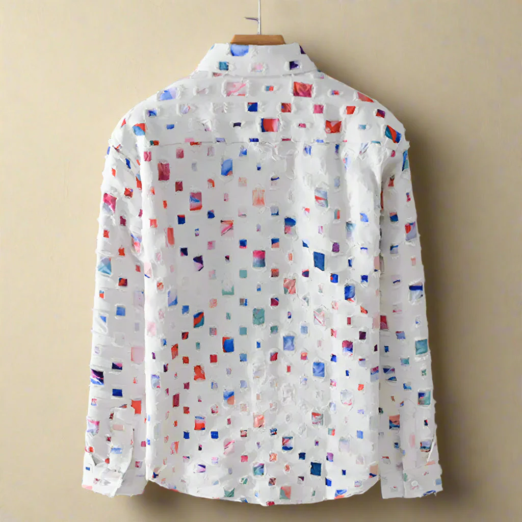 Nazirah - Elegante Camicia Con Mosaico - Image 4