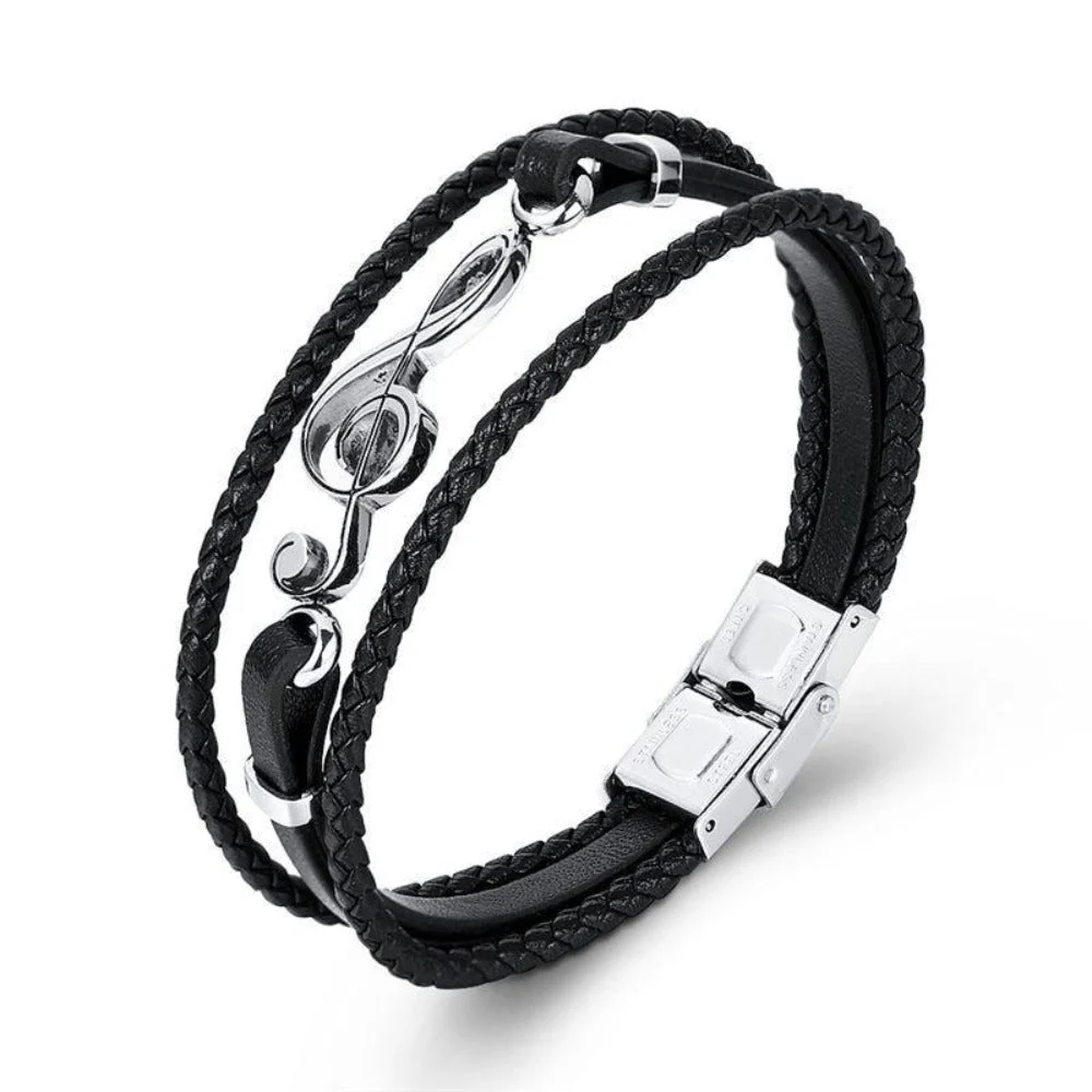Nebil - Bracciale Unico fatto a mano in Pelle di Alta Qualità - Image 2