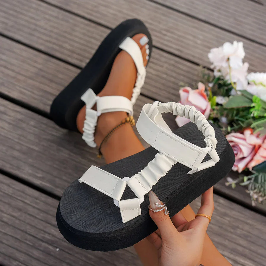 Neelee - Sandali Con Plateau e Cinturini In Velcro - Image 12