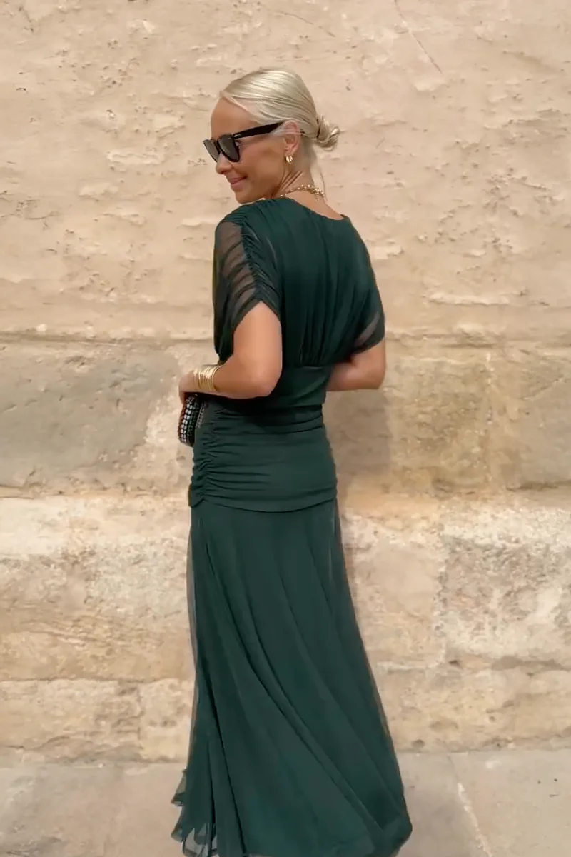 Nefeli - Elegante Abito Lungo Da Sera Con Scollo a V - Image 11