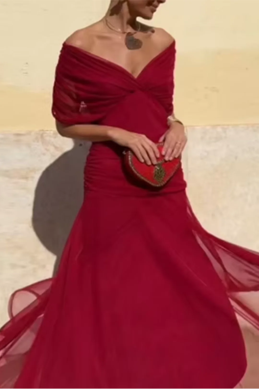 Nefeli - Elegante Abito Lungo Da Sera Con Scollo a V - Image 13