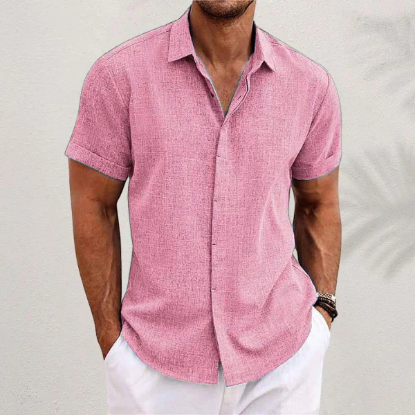 Neftali - Camicia Classica in Lino - Image 8