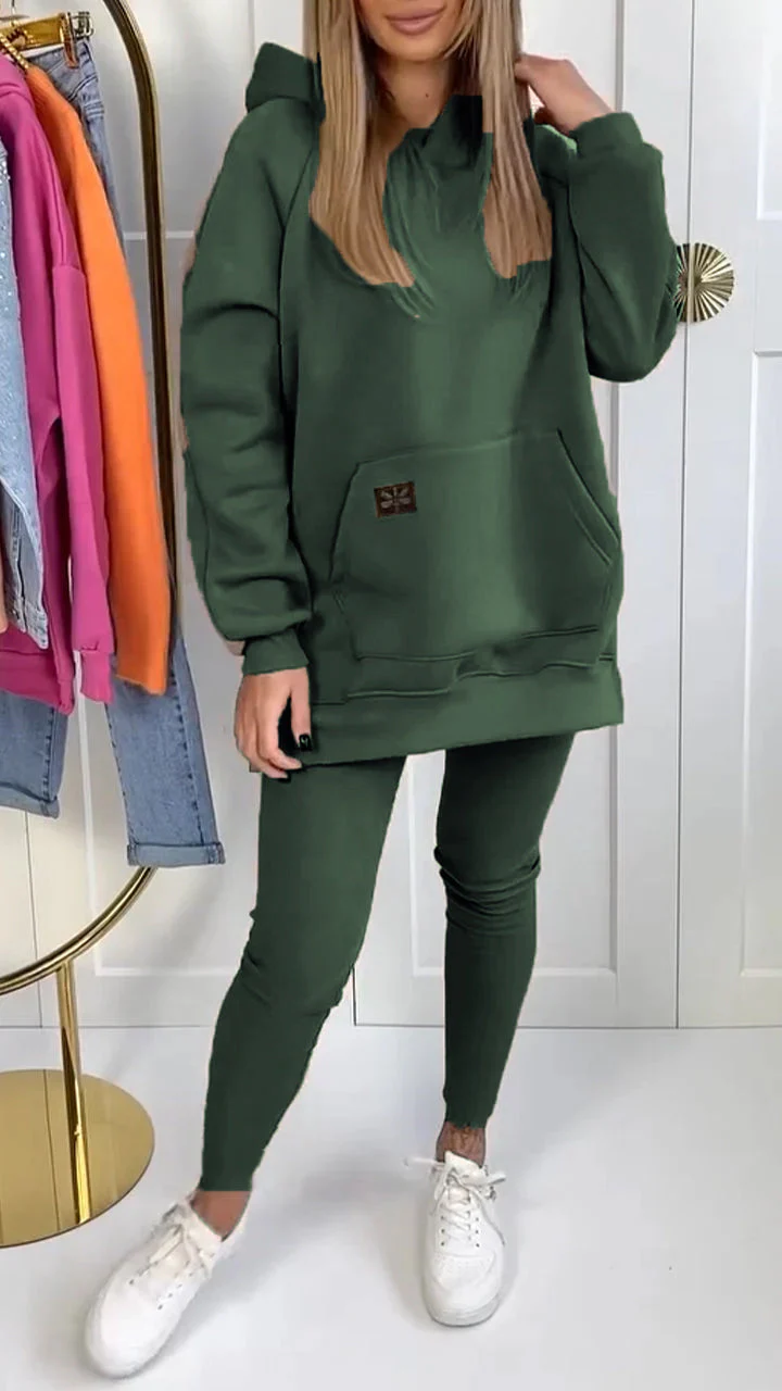 Neija - Set Casual con Felpa con Cappuccio e Leggings - Image 7