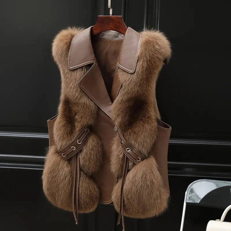 Nereida - Gilet in Pelliccia Ecologica Empress - Image 2