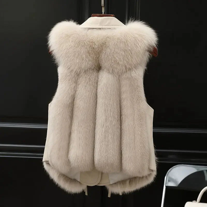 Nereida - Gilet in Pelliccia Ecologica Empress - Image 8