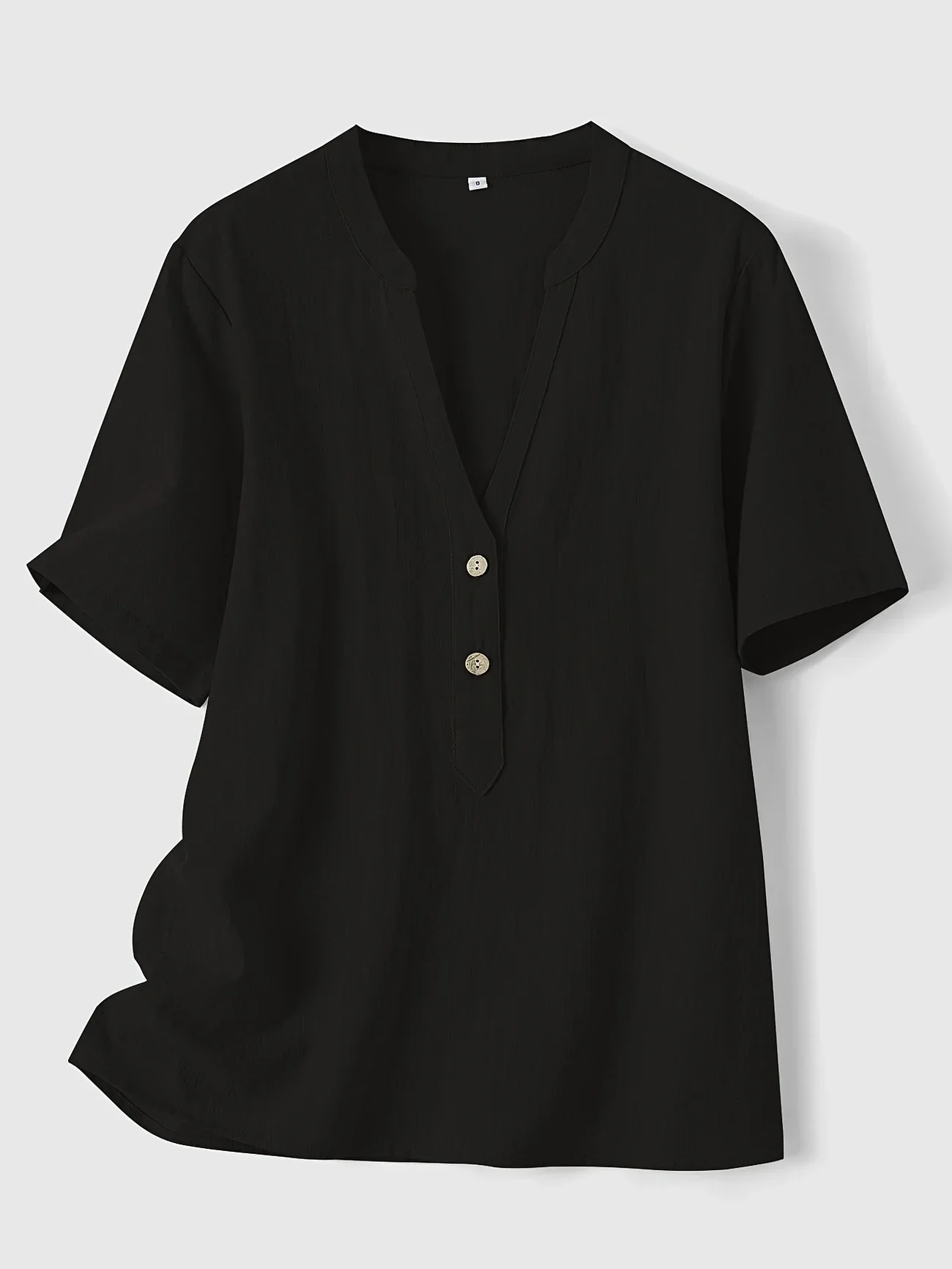 Nerida - Blusa Alla Moda Con Scollo a V e Maniche Corte - Image 14