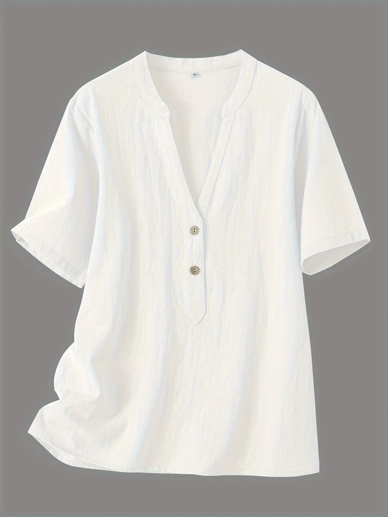 Nerida - Blusa Alla Moda Con Scollo a V e Maniche Corte - Image 9