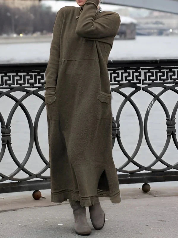 Nesrin - Abito Casual a Maniche Lunghe Con Scollo Rotondo - Image 3