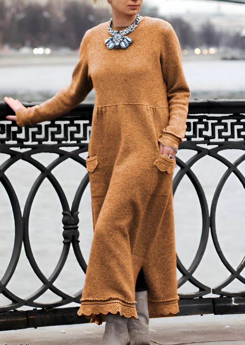 Nesrin - Abito Casual a Maniche Lunghe Con Scollo Rotondo - Image 6