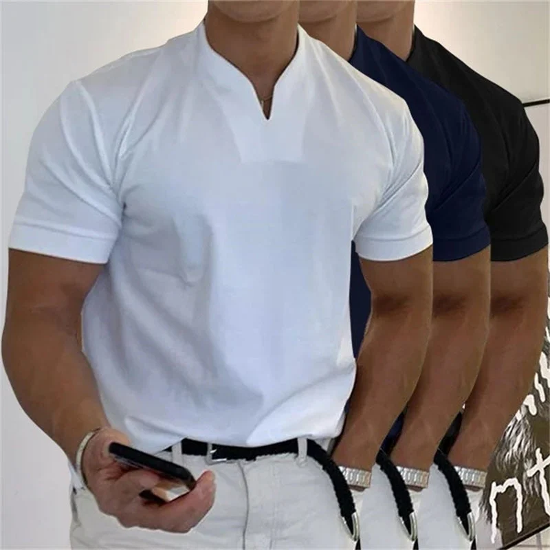 Neven - T-Camicia a Maniche Corte Con Scollo a V - Image 9