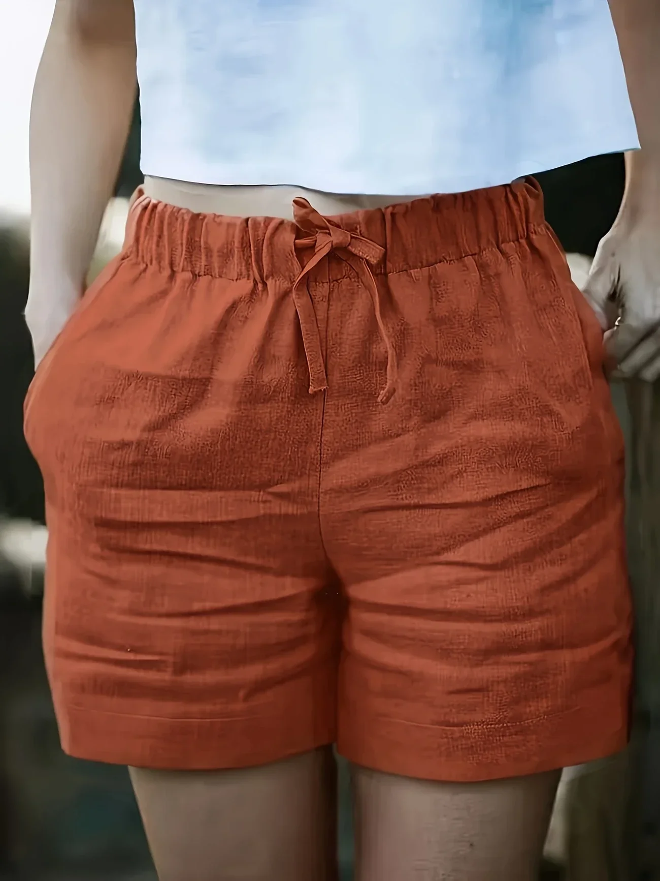 Niamh - Pantaloncini Estivi Casual Con Tasca - Image 2