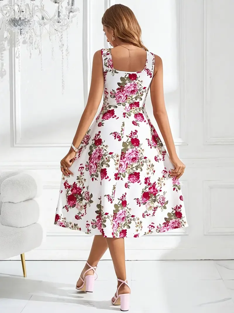 Nikolina - Abito Midi Alla Moda ed Elegante - Image 2