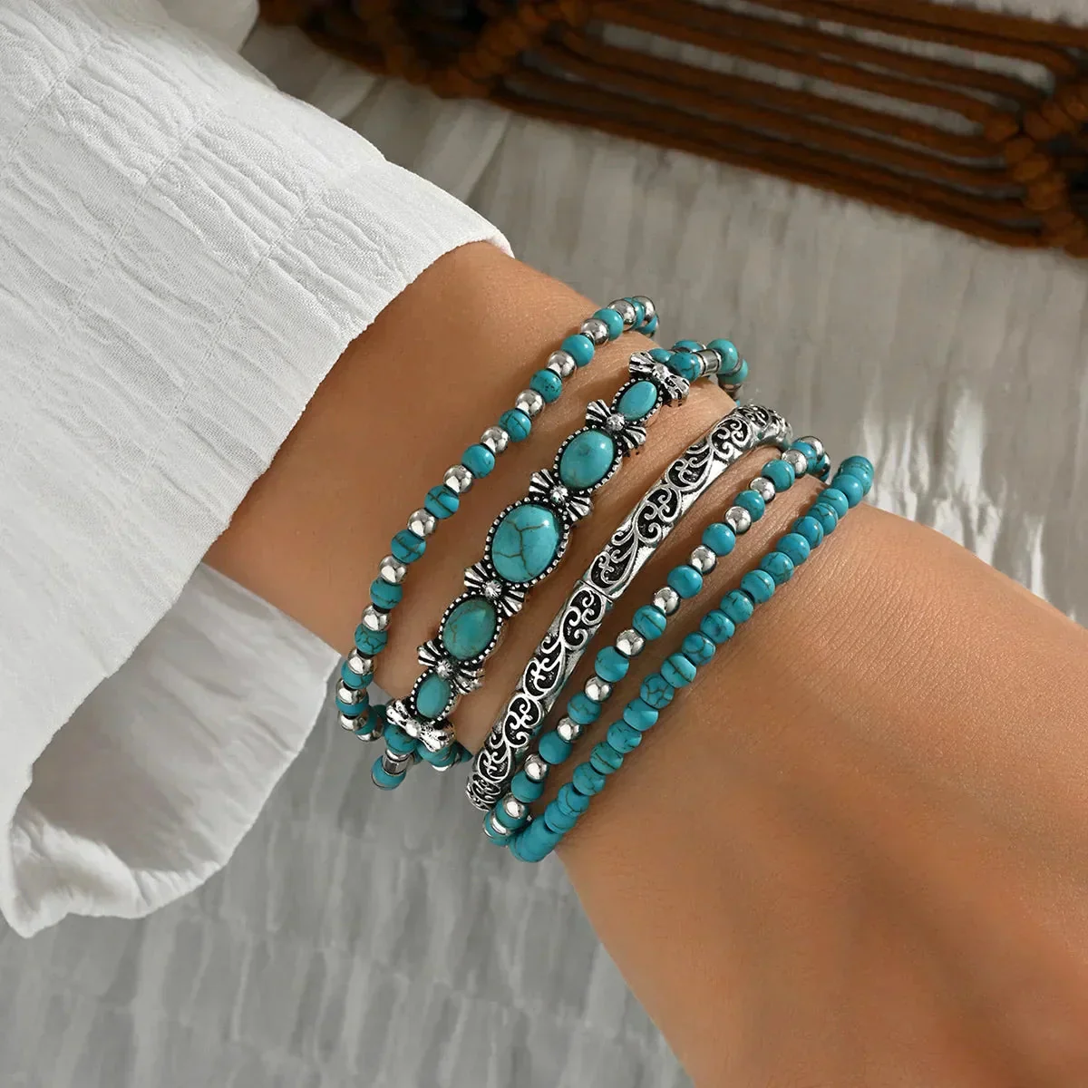 Nilay - Braccialetti Turchesi In Stile Boho - Image 2