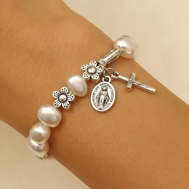 Ninetta - Bracciale con Margherita della Vergine Maria Serenity - Image 2