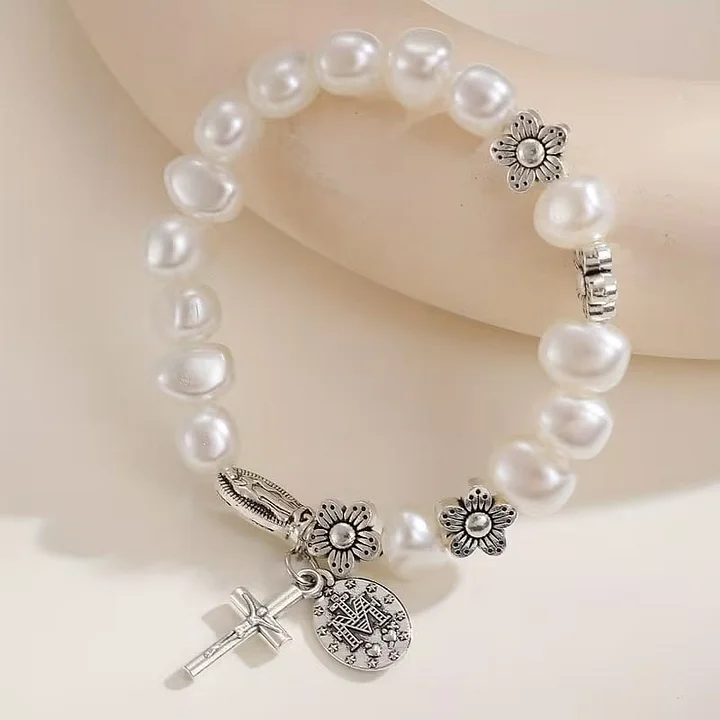 Ninetta - Bracciale con Margherita della Vergine Maria Serenity - Image 4
