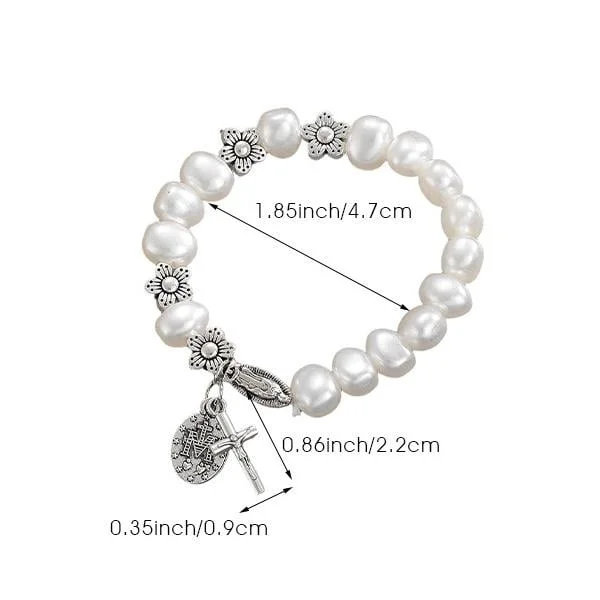 Ninetta - Bracciale con Margherita della Vergine Maria Serenity - Image 6