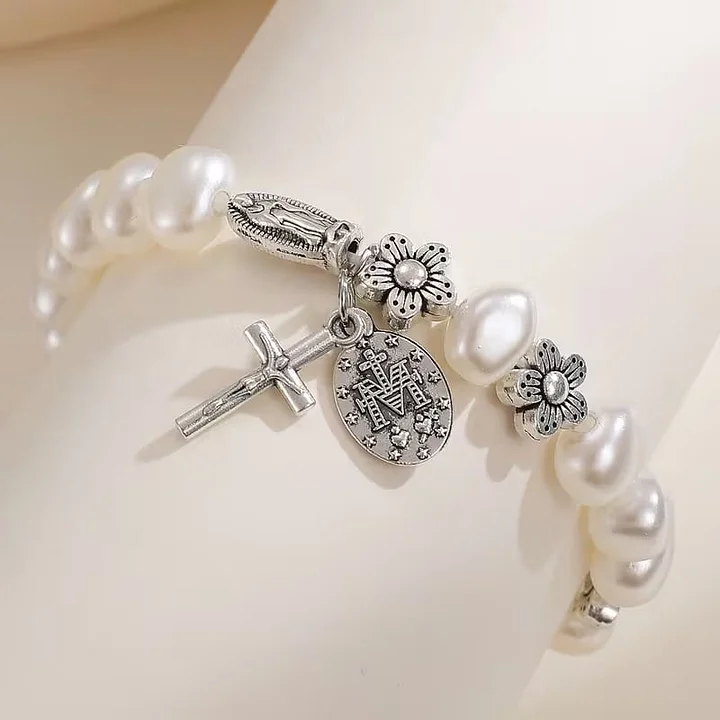 Ninetta - Bracciale con Margherita della Vergine Maria Serenity - Image 7