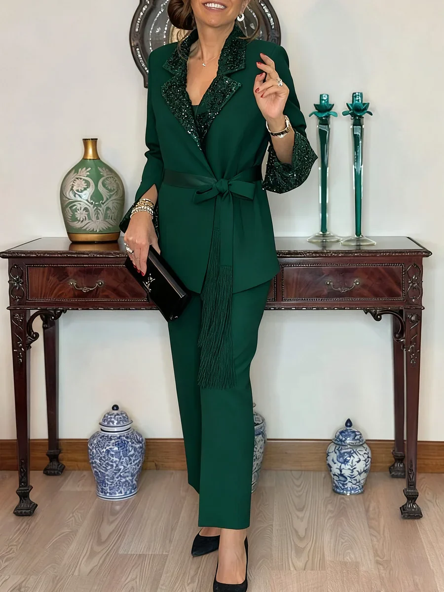 Nitzanit - Elegante Completo Giacca e Pantaloni - Image 3