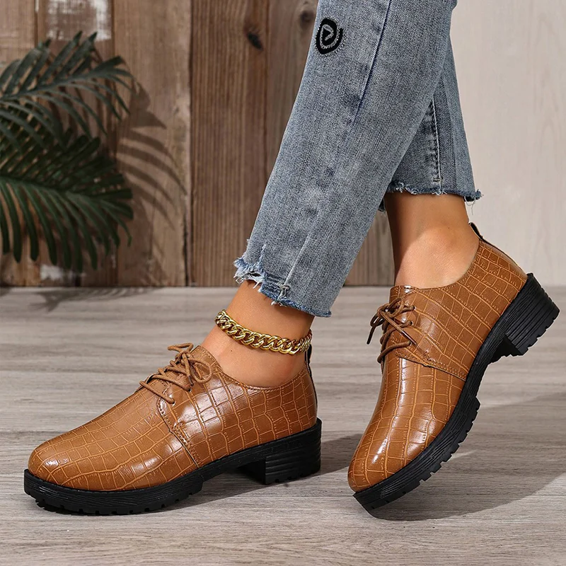 Niyra – Scarpa Derby Stringate Con Suola Spessa - Image 12