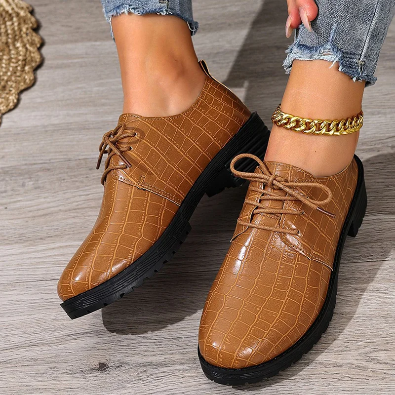Niyra – Scarpa Derby Stringate Con Suola Spessa - Image 13