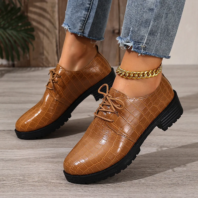 Niyra – Scarpa Derby Stringate Con Suola Spessa - Image 14