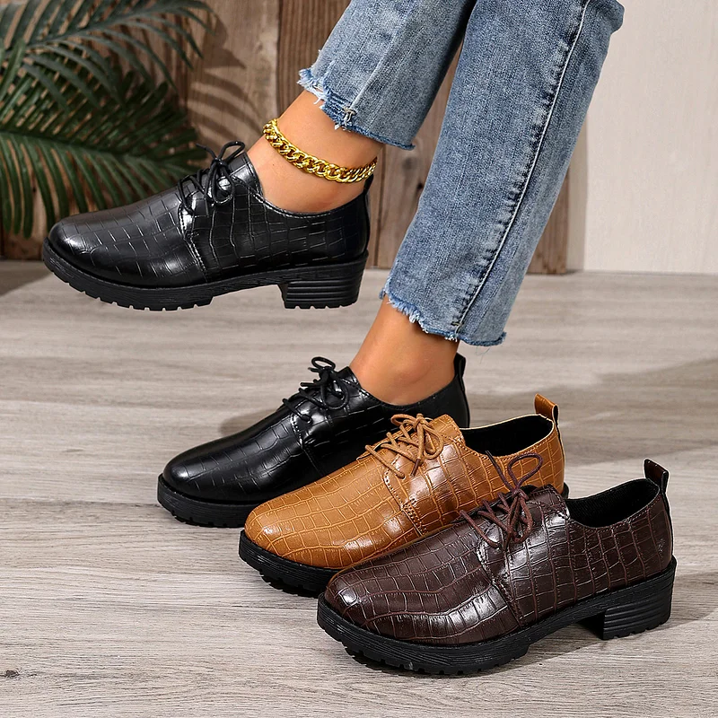 Niyra – Scarpa Derby Stringate Con Suola Spessa - Image 15