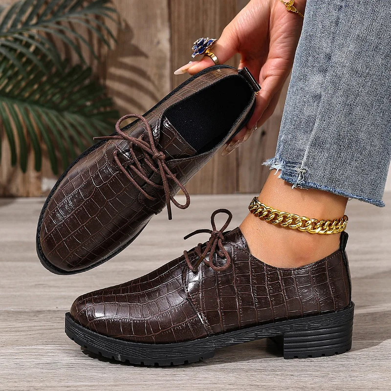 Niyra – Scarpa Derby Stringate Con Suola Spessa - Image 3