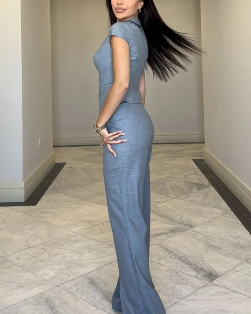 Nizhoni - Set Camicetta e Pantaloni in Lino - Image 8