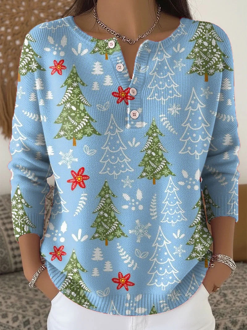 Nocchi - Maglione Natalizio Con Bottoni - Image 5